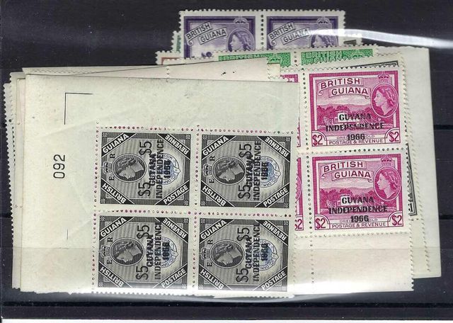 Image of British Guiana/Guyana SG 420/40 UMM British Commonwealth Stamp